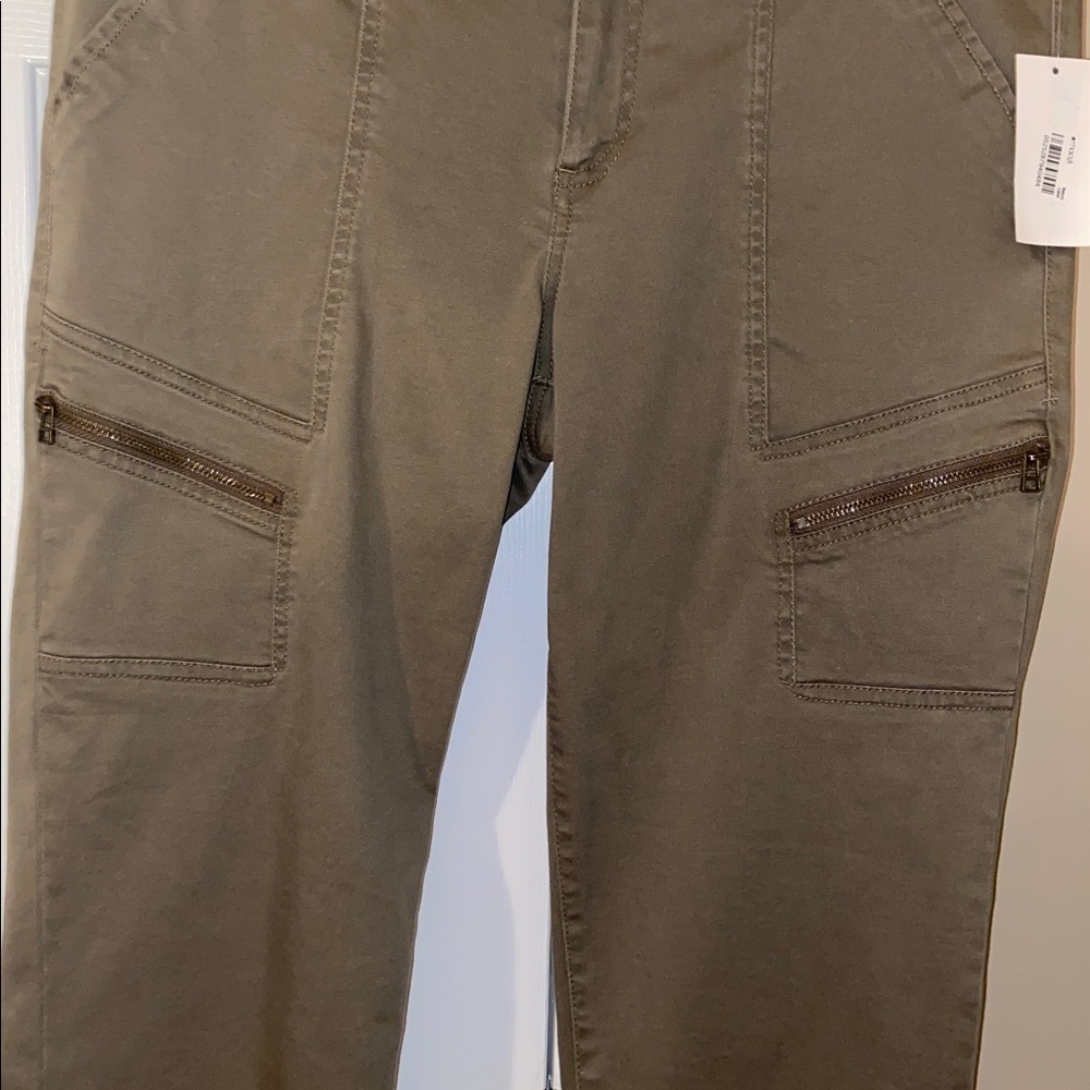 Rewind Women’s Juniors Gray Khaki Skinny Jeans Size 13/31W - Picture 3 of 6